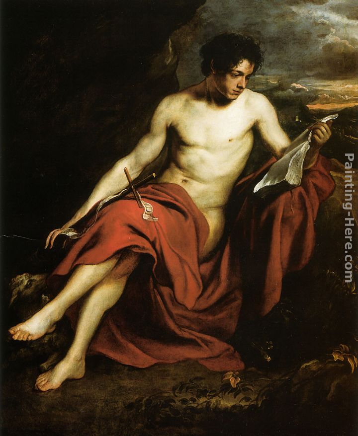 Saint John the Baptist in the Wilderness painting - Sir Antony van Dyck Saint John the Baptist in the Wilderness art painting